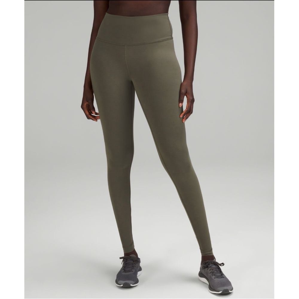 Lululemon Wunder Train High-Rise Tight in Army Green NWOT